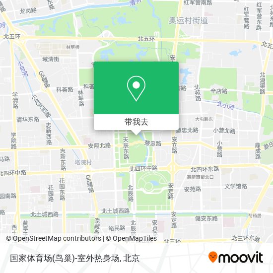 国家体育场(鸟巢)-室外热身场地图