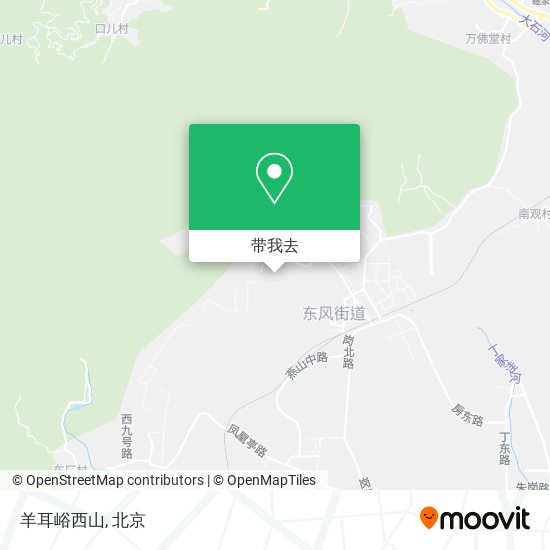 羊耳峪西山地图