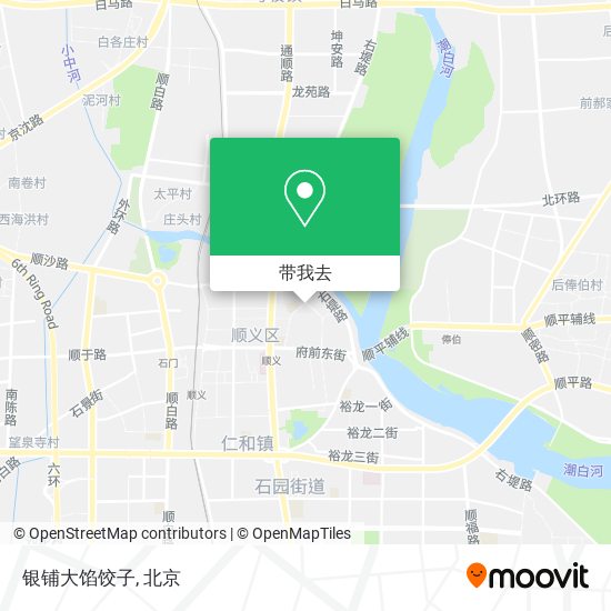 银铺大馅饺子地图