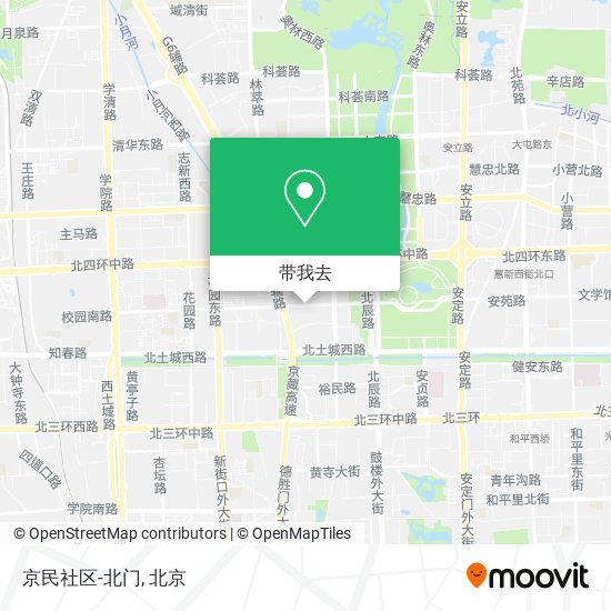 京民社区-北门地图