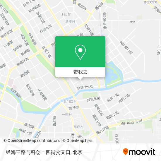 经海三路与科创十四街交叉口地图