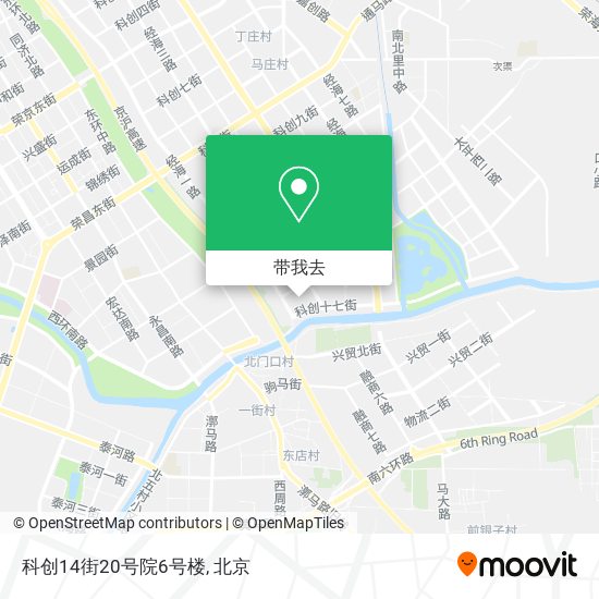 科创14街20号院6号楼地图