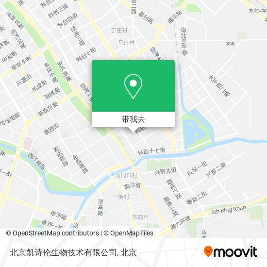 北京凯诗伦生物技术有限公司地图