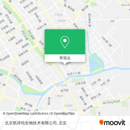 北京凯诗伦生物技术有限公司地图