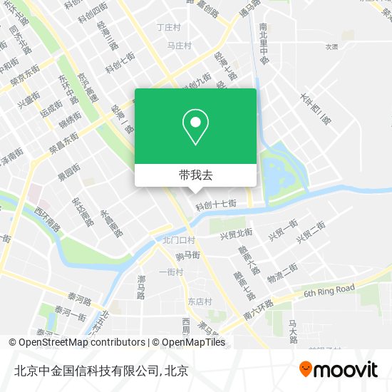 北京中金国信科技有限公司地图