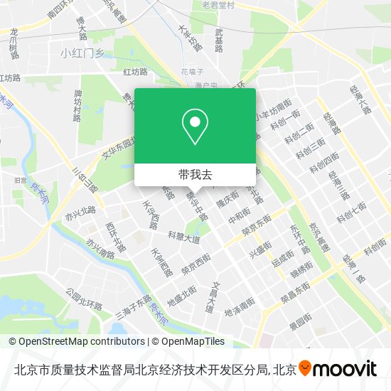 北京市质量技术监督局北京经济技术开发区分局地图