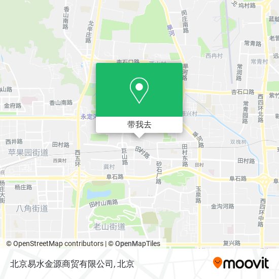 北京易水金源商贸有限公司地图