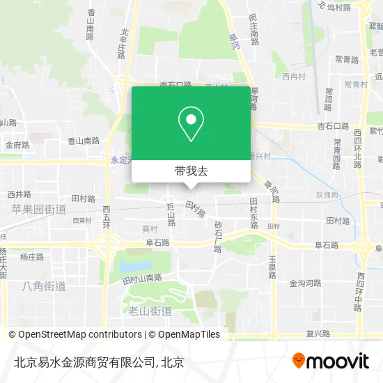 北京易水金源商贸有限公司地图