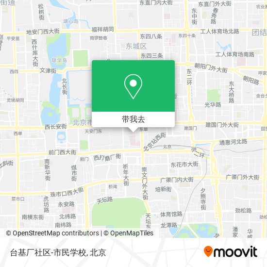 台基厂社区-市民学校地图