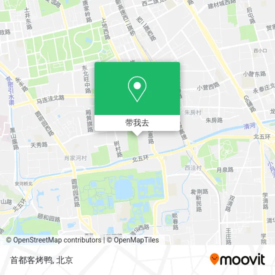 首都客烤鸭地图