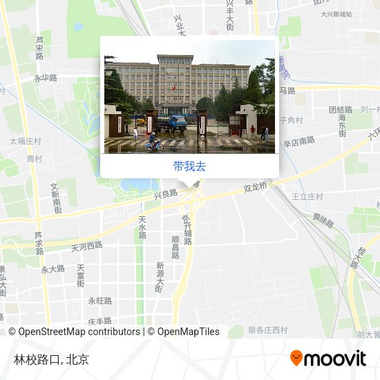林校路口地图