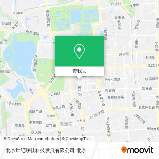 北京世纪联佳科技发展有限公司地图