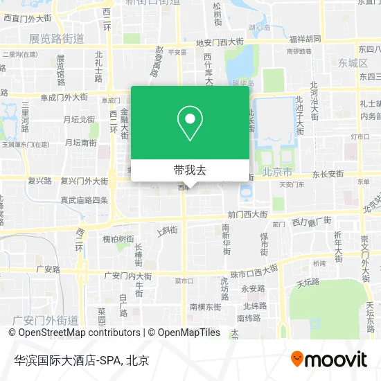 华滨国际大酒店-SPA地图