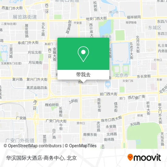 华滨国际大酒店-商务中心地图