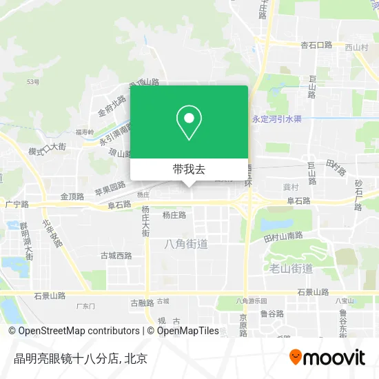 晶明亮眼镜十八分店地图