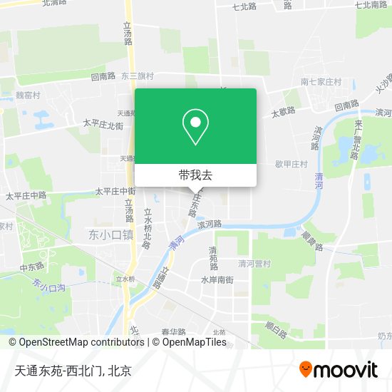 天通东苑-西北门地图