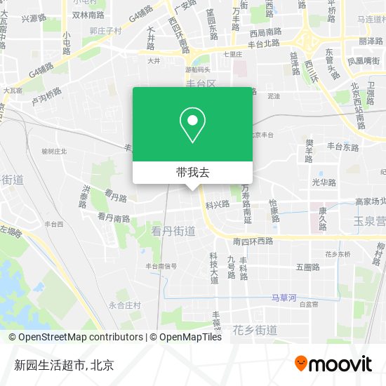 新园生活超市地图