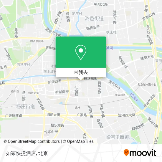 如家快捷酒店地图
