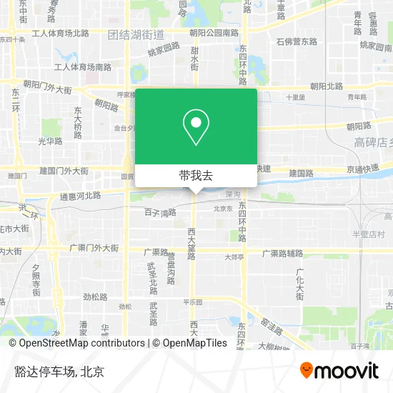 豁达停车场地图