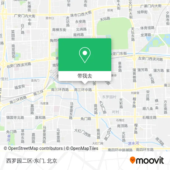 西罗园二区-东门地图