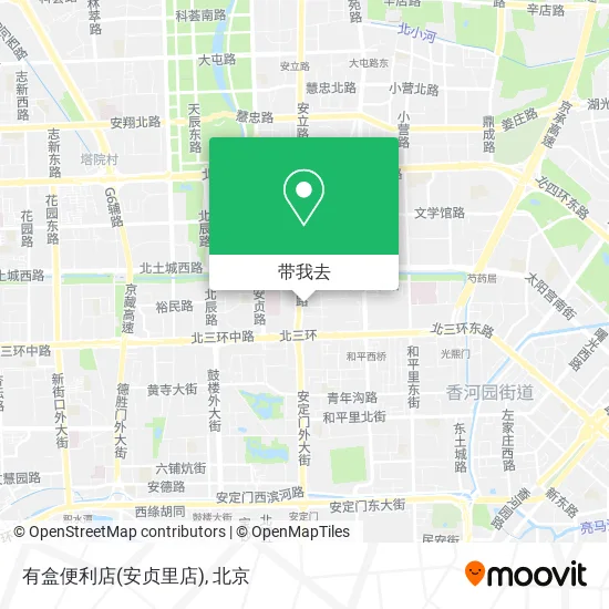 有盒便利店(安贞里店)地图