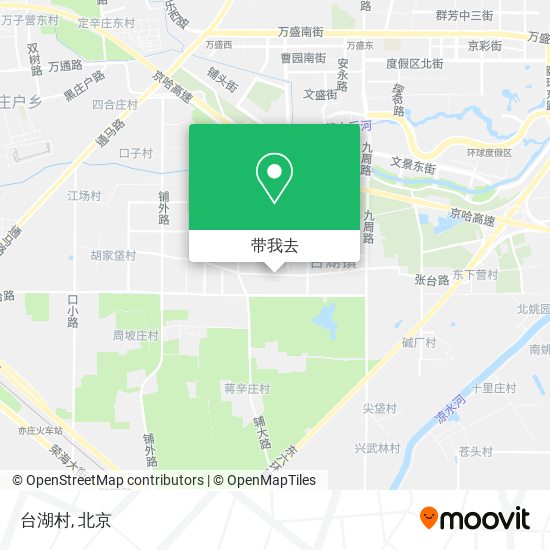 台湖村地图