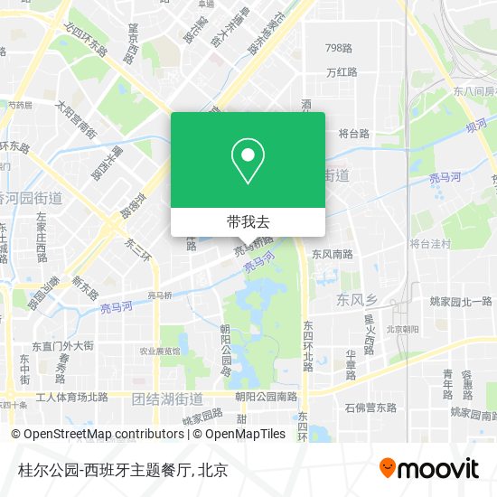 桂尔公园-西班牙主题餐厅地图