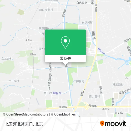 北安河北路东口地图