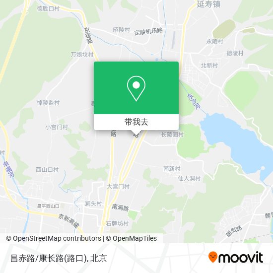 昌赤路/康长路(路口)地图