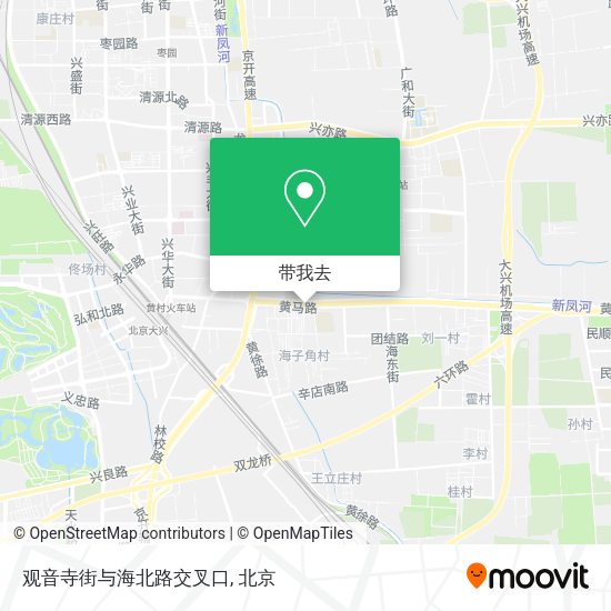观音寺街与海北路交叉口地图