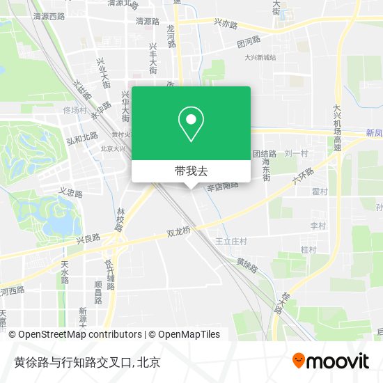 黄徐路与行知路交叉口地图