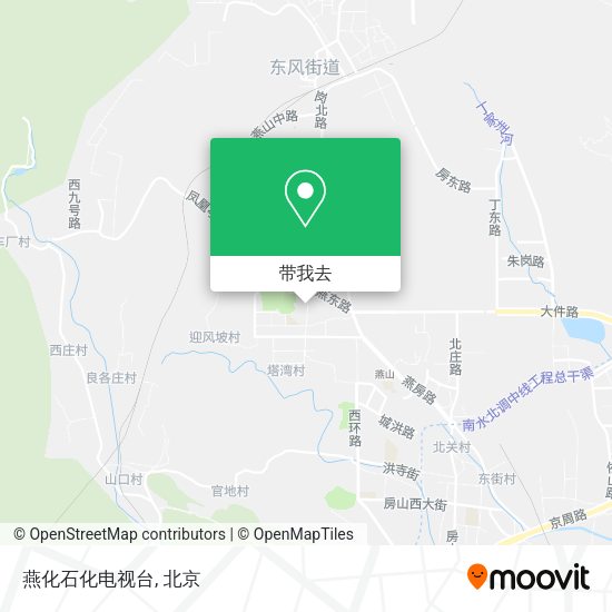 燕化石化电视台地图