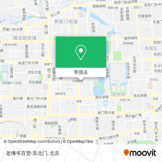 老佛爷百货-东北门地图