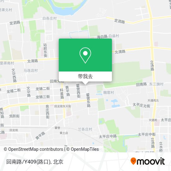 回南路/Y409(路口)地图