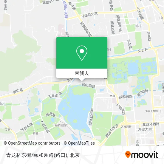 青龙桥东街/颐和园路(路口)地图