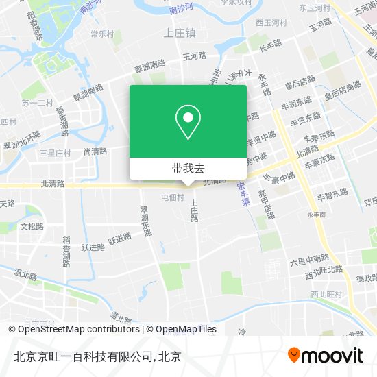 北京京旺一百科技有限公司地图
