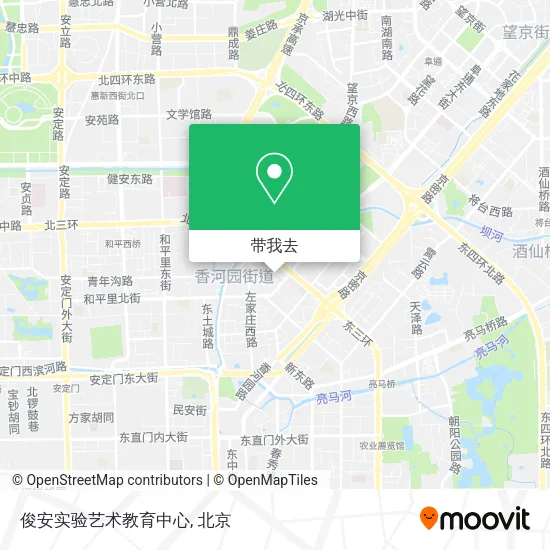 俊安实验艺术教育中心地图