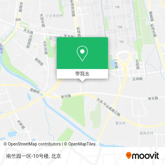 南竺园一区-10号楼地图