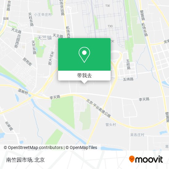 南竺园市场地图