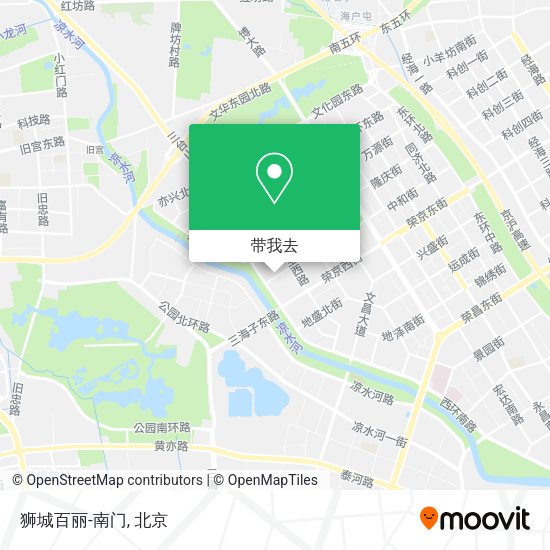 狮城百丽-南门地图