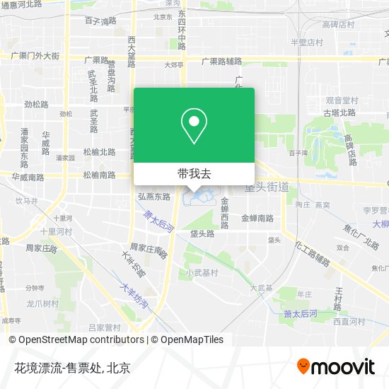 花境漂流-售票处地图