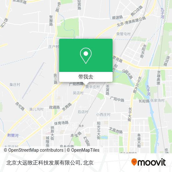 北京大远致正科技发展有限公司地图