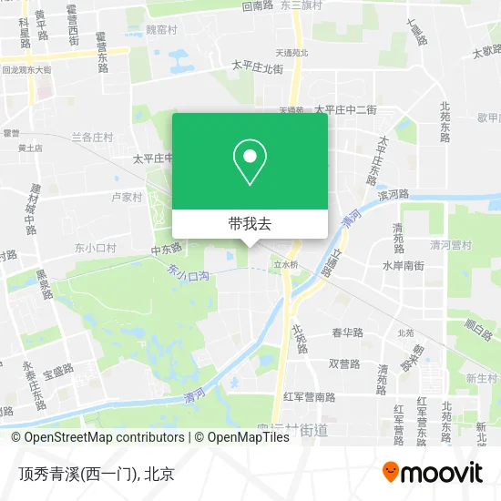 顶秀青溪(西一门)地图
