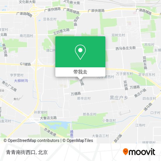 青青南街西口地图