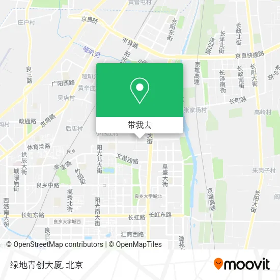 绿地青创大厦地图