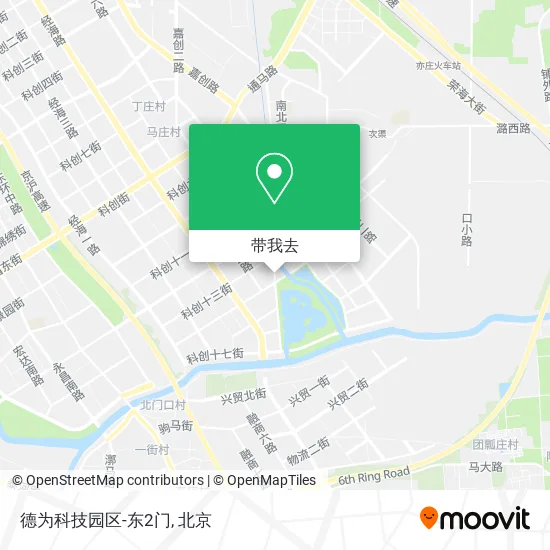 德为科技园区-东2门地图