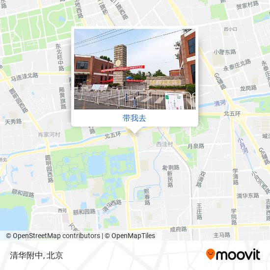 清华附中地图