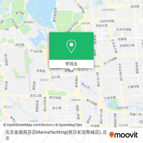 北京金源燕莎店MarinaYachting(燕莎友谊商城店)地图