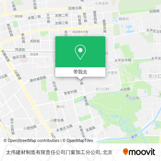 太伟建材制造有限责任公司门窗加工分公司地图