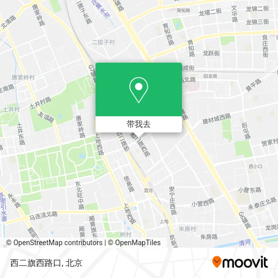 西二旗西路口地图